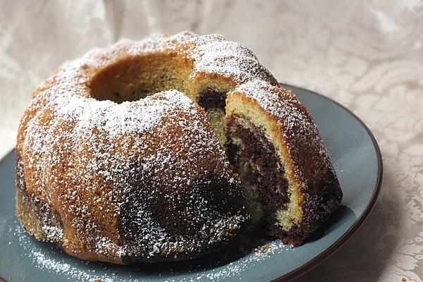 Marble Cake in Bundt Cake