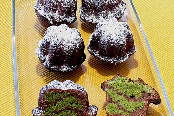 Marbled Matcha Tea – Chocolate Cake