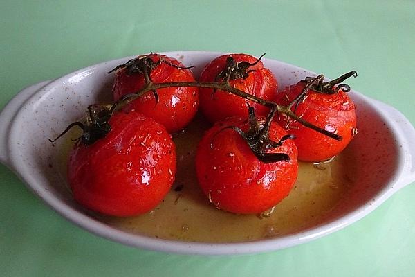 Marinated Cherry Tomatoes from Oven
