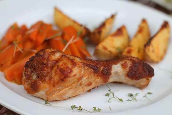 Marinated Chicken Drumsticks from Oven