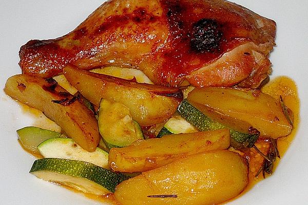 Marinated Chicken with Potatoes