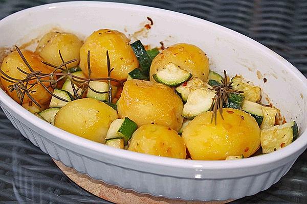 Marinated Potatoes with Zucchini