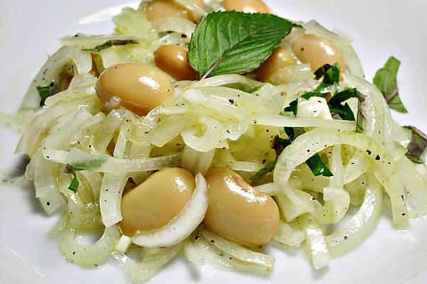 Marinated White Bean Salad with Mint