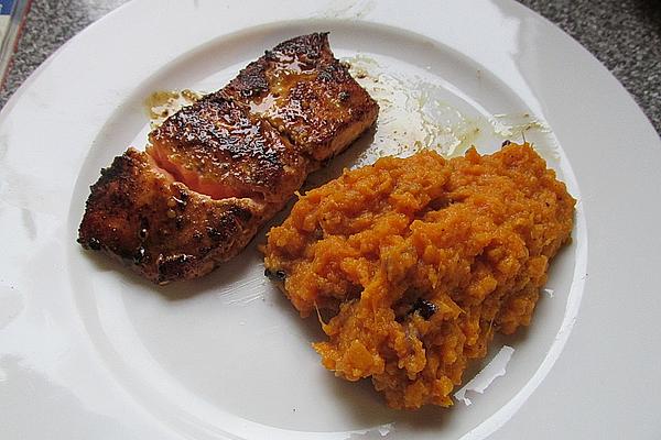 Mashed Sweet Potatoes with Onions