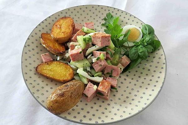 Meat Loaf and Cucumber Salad