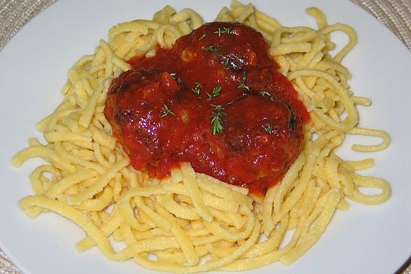 Meatballs with Noodles