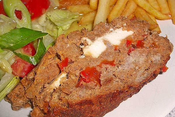Meatloaf Filled with Feta and Paprika