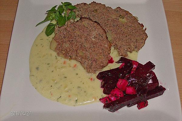 Meatloaf `Königsberg` – with Capers and Dill