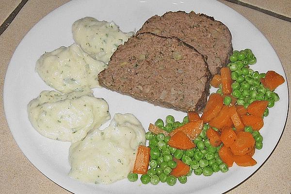 Meatloaf with Carrot Vegetables