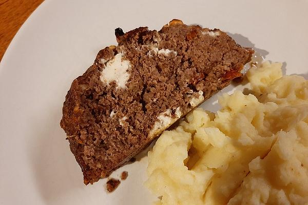 Meatloaf with Sheep Cheese and Sun-dried Tomatoes