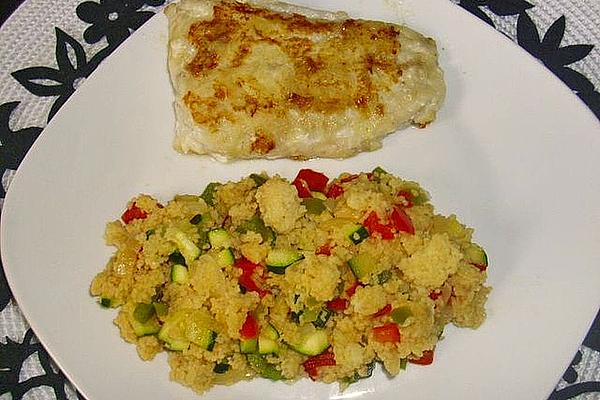 Mediterranean Couscous with Cod