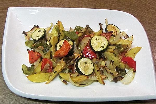 Mediterranean Oven Vegetable Salad