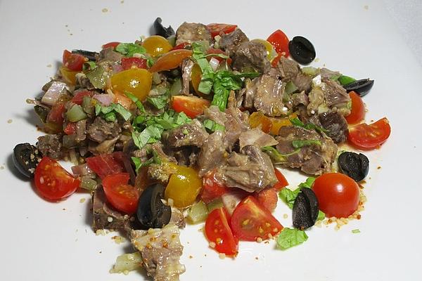 Mediterranean Style Beef Salad