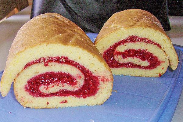 Mellys Swiss Roll with Raspberry Filling