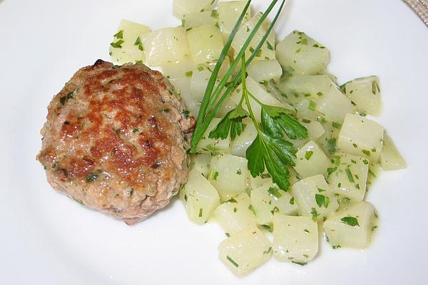 Mettbuletten with Cabbage Cabbage