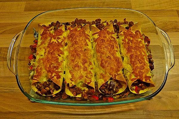 Mexican Tortilla Casserole with Minced Meat