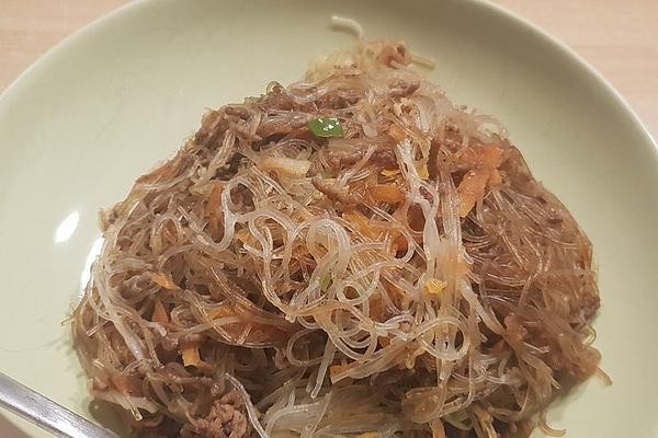 Minced Meat Pan with Glass Noodles