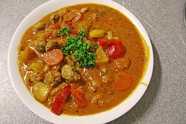 Minced Meat – Tomato – Soup