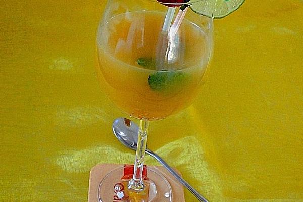 Mint and Orange Cocktail
