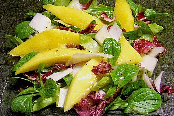 Mixed Chicory Salad with Mango