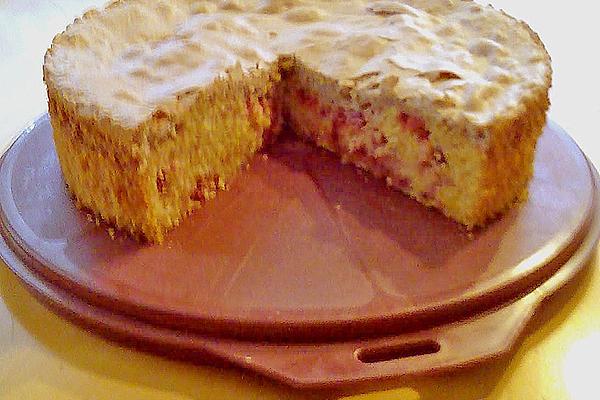Mom`s Rhubarb Meringue Cake
