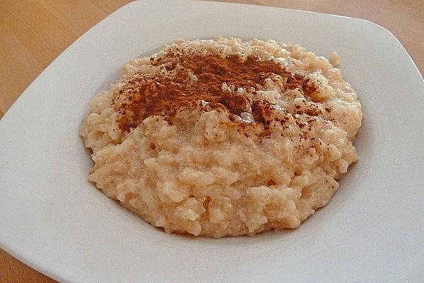 Mom`s Rice Pudding – Not Too Sweet