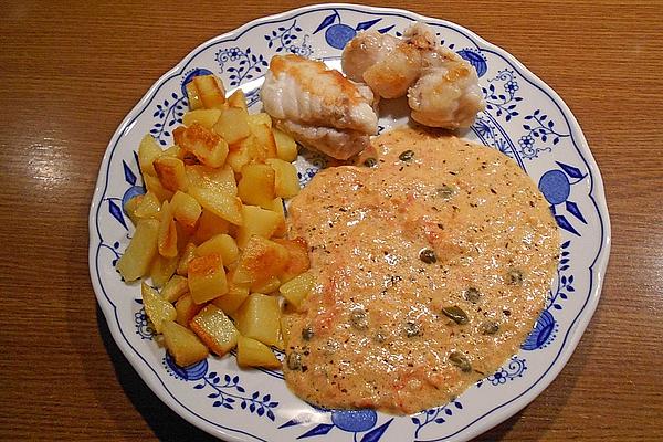 Monkfish with Tarragon Sauce