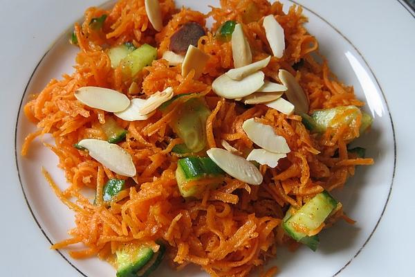 Moroccan Carrot Salad with Cucumber