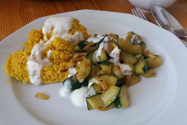 Moroccan Couscous with Zucchini