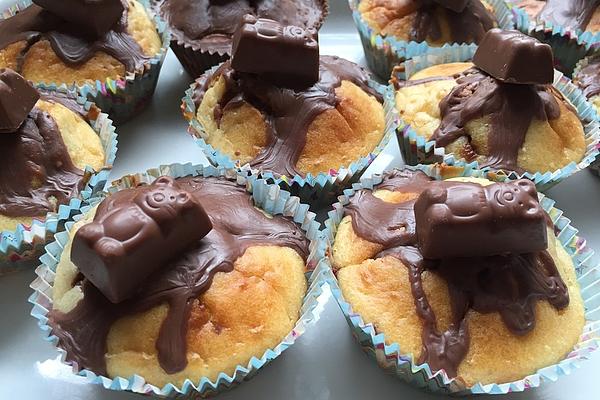 Muffins with Children`s Bars