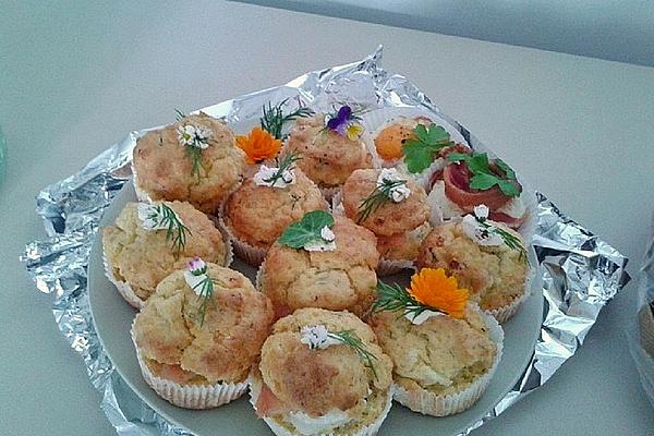 Muffins with Smoked Salmon