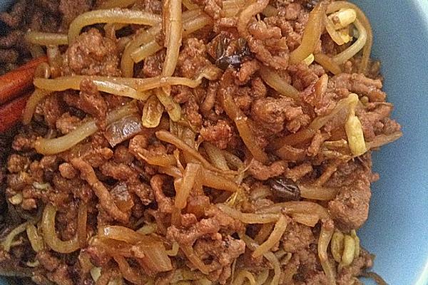 Mung Bean Sprouts – Minced Meat Pan