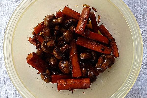 Mushroom and Carrot Antipasti