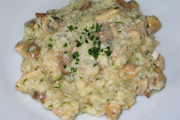 Mushroom and Chicken Risotto