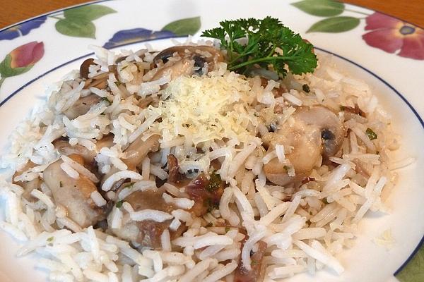Mushroom Ragout with Basmati Rice