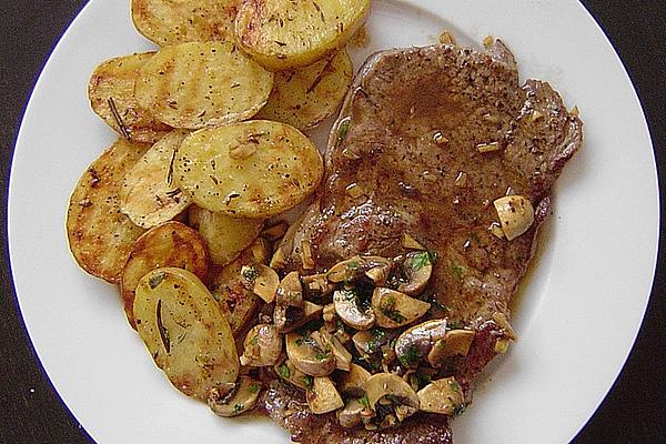 Mushroom – Roast Beef with Rosemary Potatoes