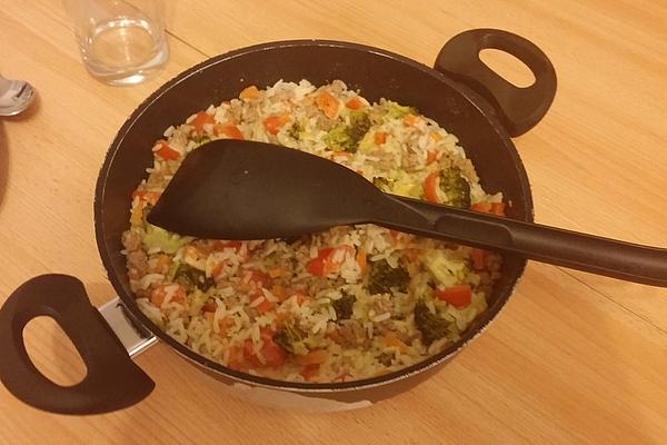 My Delicious Vegetable Rice Pan