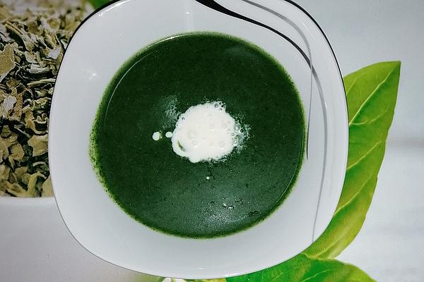 Nettle Soup Great-grandmother`s Style