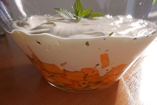 Nicis Melon Yoghurt Layer Salad
