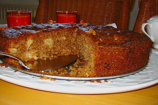 Nut – Apple – Cake with Cinnamon