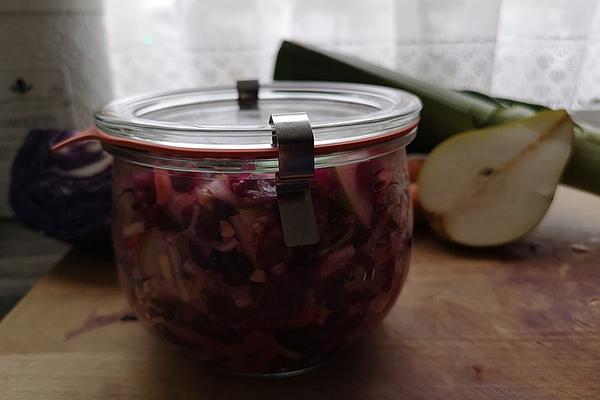 Nutty Red Cabbage Salad