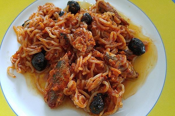 Oil Sardine Spaghetti