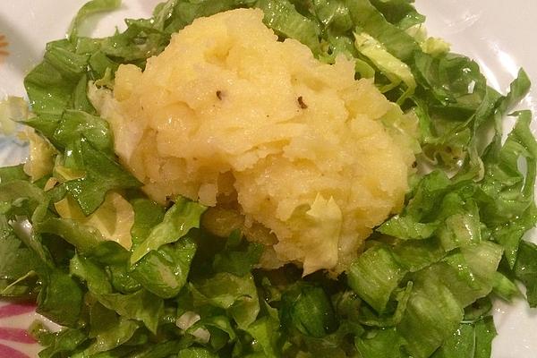 Olive and Potato Mash with Endive Salad