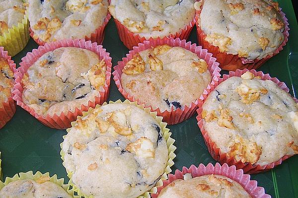 Olive Muffins with Sheep Cheese