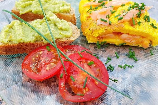 Omelette with Smoked Salmon