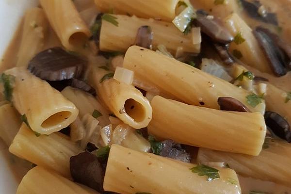 One Pot Pasta with Mushrooms