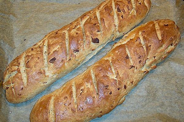 Onion Baguette with Processed Herb Cheese