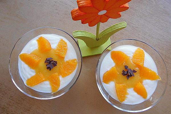 Orange Cream with Yogurt