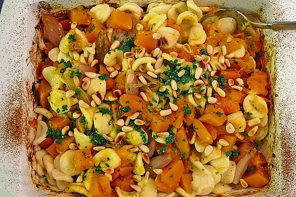 Orecchiette with Pumpkin and Shallots