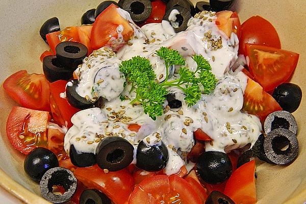 Oriental Tomato Salad with Sesame Seeds